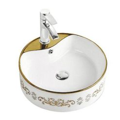 Chậu rửa lavabo nghệ thuật DADA A029-K18 Gold