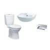 Combo Thiết bị vệ sinh Caesar A5 CT1325-L2152-ST804V Bồn Cầu 2 Khối Lavabo Treo Tường Móc GIấy