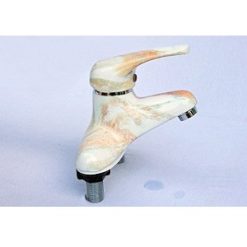 Vòi chậu vân đá vàng mạ sứ VVDV603