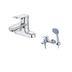 Combo Thiết bị vệ sinh Caesar B492CP-S493C Nóng Lạnh