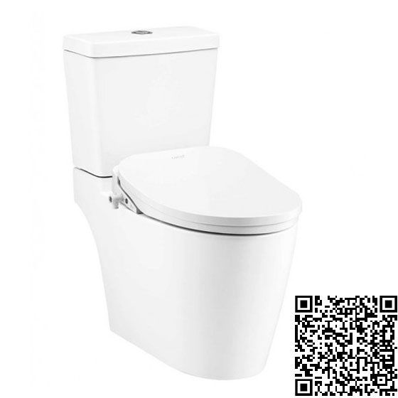 Bồn cầu 2 khối nắp rửa điện tử Cotto C167507(CV5)