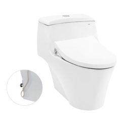 Bồn cầu 1 khối kèm nắp đóng êm TOTO CW823RAE4