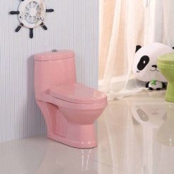 Bồn cầu dành cho trẻ mẫu giáo màu Hồng Miken MKB-102P