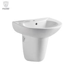 Chậu rửa lavabo chân lửng Huge H-LV501