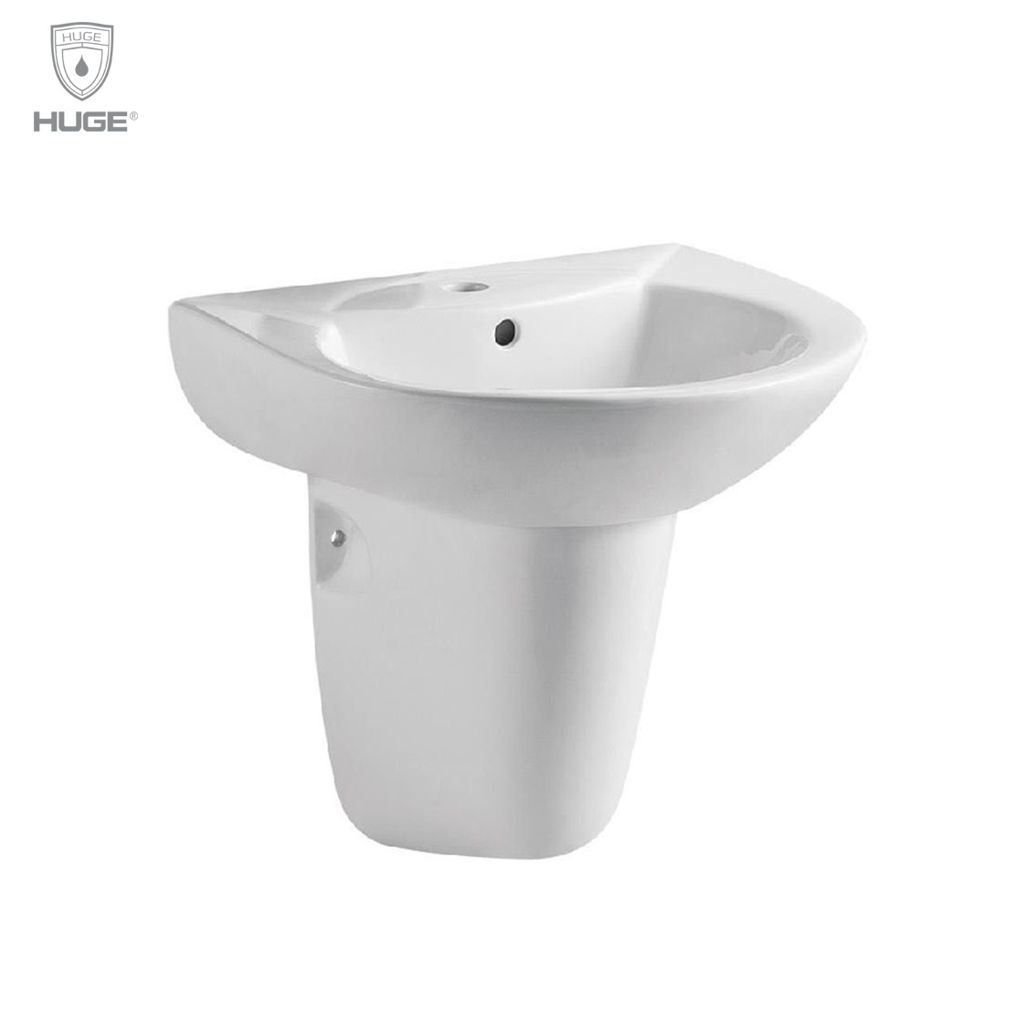 Chậu rửa lavabo chân lửng Huge H-LV501