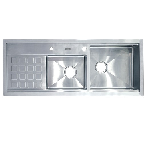 Chậu rửa bát 2 hố có bàn Classic DS12048L