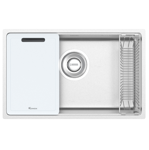 Chậu rửa bát chống xước phong cách Nhật Konox TARI 7648SR