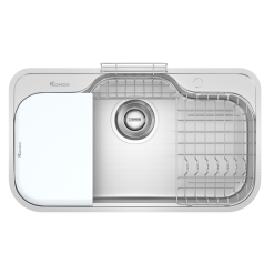 Chậu rửa bát chống xước phong cách Nhật Konox TARI 9051SR