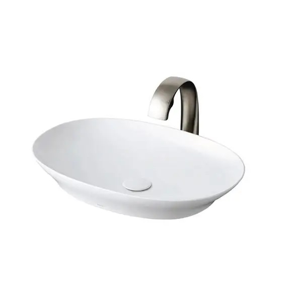 Chậu rửa lavabo đặt bàn TOTO LT4706MT#CMW trắng mờ CeFIONtect