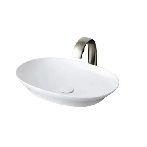 Chậu rửa lavabo đặt bàn TOTO LT4706#MW màu trắng mờ