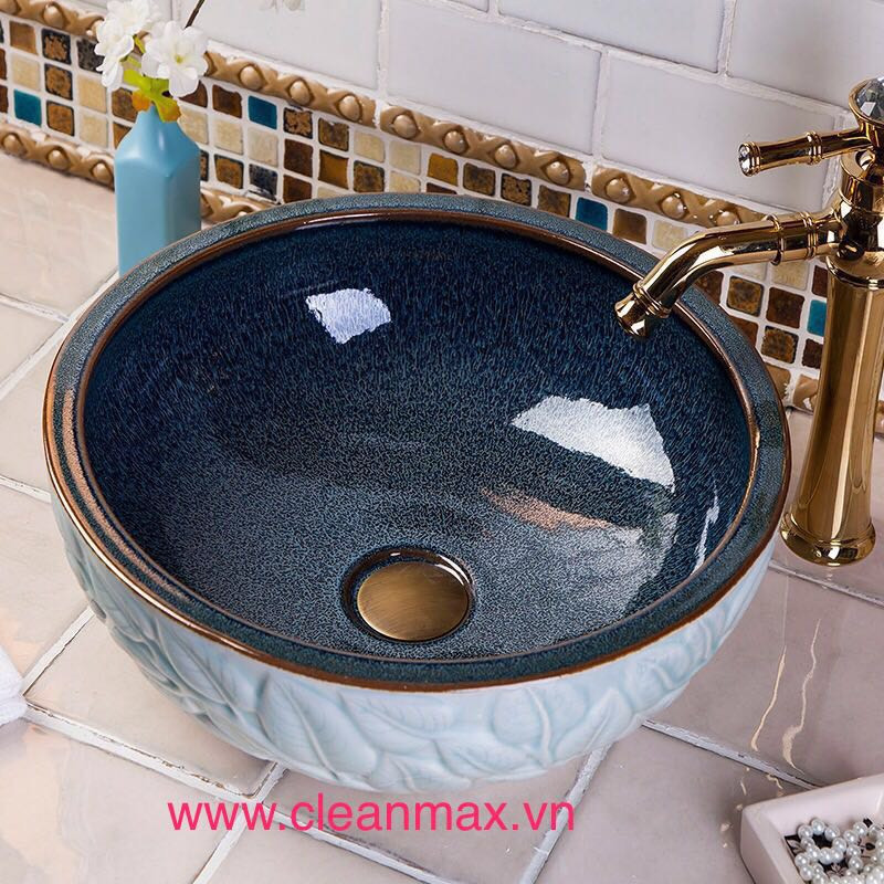Chậu rửa lavabo nghệ thuật Cleanmax YS-05