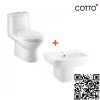 Combo Thiết bị vệ sinh 2 Cotto C1053-C0141-C4241