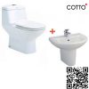 Combo Thiết bị vệ sinh 2 Cotto C1111-C014-C4201