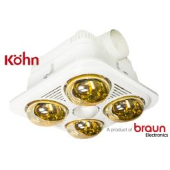 Đèn sưởi nhà tắm Braun Kohn BU04G