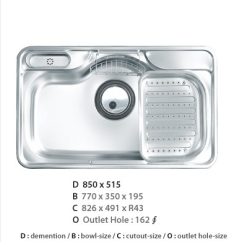 Chậu rửa bát CICO DJIS-850P