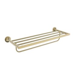 Giàn vắt khăn màu vàng chải EcoBath EC218-12BG