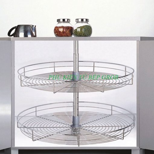 Mâm xoay 360 Inox nan tròn Grob GR304-360A