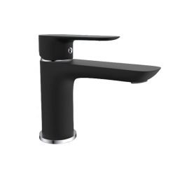 Vòi chậu rửa mặt lavabo màu đen Huge H-6200VB