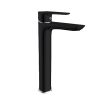 Vòi chậu rửa mặt lavabo màu đen Huge H-6200AB