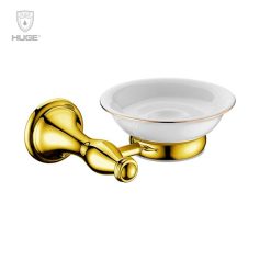 Kệ cốc đánh răng mạ vàng Huge H-B1128G