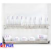 Giá bát đĩa cố định 2 tầng chữ V KIT PLUS DK12.60