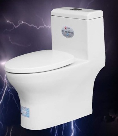 Bồn cầu két liền giá rẻ Minh Long KL45