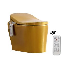 Bồn cầu mạ vàng nắp rửa điện tử Miken BSJK-D8G