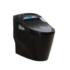 Bồn cầu mạ màu đen nắp rửa điện tử Miken BSJK-D9B