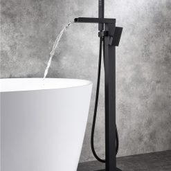 Sen cây đặt sàn cho bồn tắm màu đen Miken MK-081B