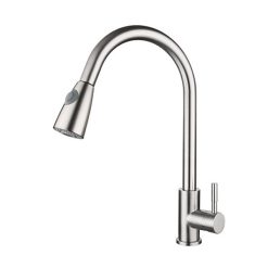 Vòi rửa bát nóng lạnh Inox 304 dây rút Miken MK-2030