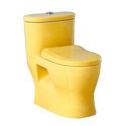 Bồn cầu trẻ em màu vàng Miken MKB-1239Y