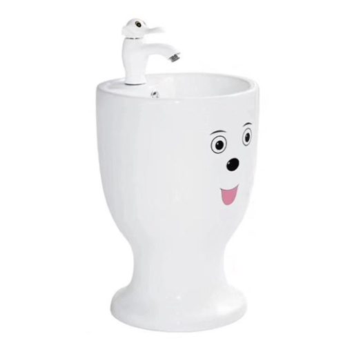 Chậu lavabo trẻ em màu trắng Miken MKC-5002W