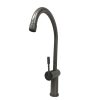 Vòi rửa bát nóng lạnh mạ màu ghi Miken MKRB-2035G