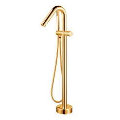 Sen cây đặt sàn cho bồn tắm màu vàng Miken MKS-098GB