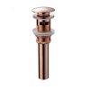 Bộ xi phông chậu rửa mặt màu vàng hồng Rose Gold Miken 028GR