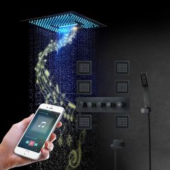 Sen tắm nóng lạnh âm tường màu đen Miken HI05081B-6