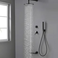 Sen tắm nóng lạnh âm tường màu đen Miken MK-2100B