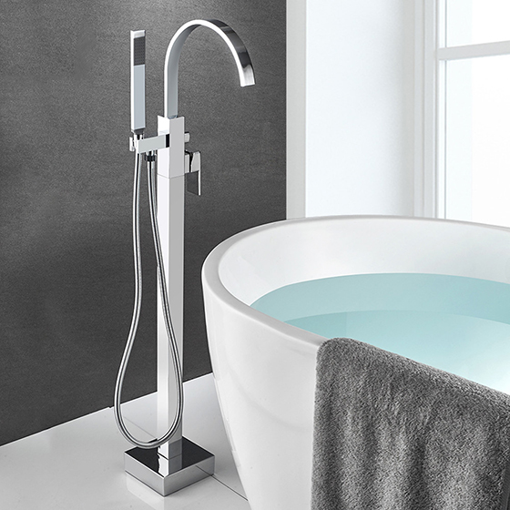 Sen cây mạ vàng đặt sàn bồn tắm MK S06