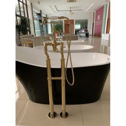 Sen cây mạ vàng đặt sàn bồn tắm Miken MK-SL2419GB