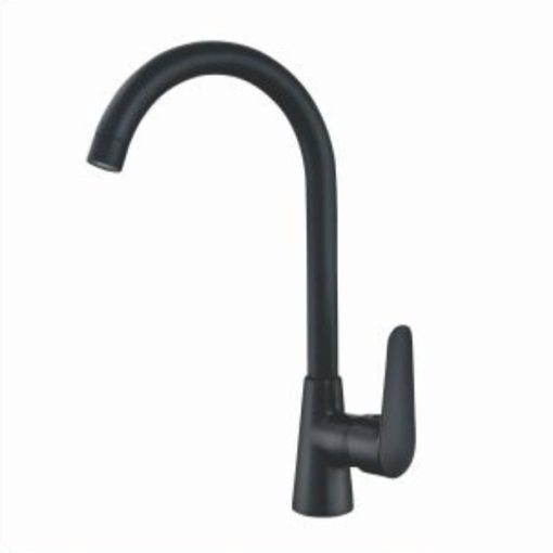 Vòi rửa bát nóng lạnh màu đen Royal Join RA-5302