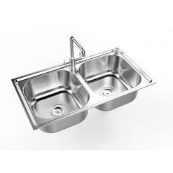 Chậu rửa bát Sơn Hà dập liền S76Plus