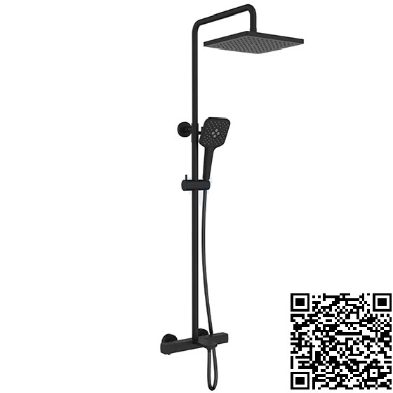 Sen cây tắm nóng lạnh màu đen Rangos RG-338B