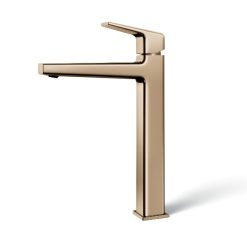 Vòi lavabo nóng lạnh cổ cao màu vàng pháp TOTO TLG10305B#PFG