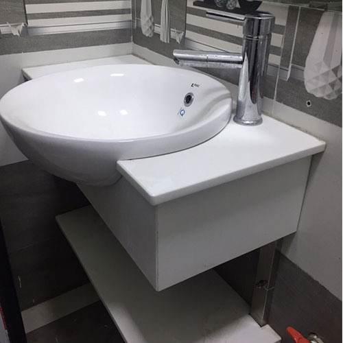 Mặt bàn đá chậu rửa lavabo HM-90120