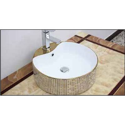 Chậu lavabo sứ nghệ thuật Gia Mỹ 804