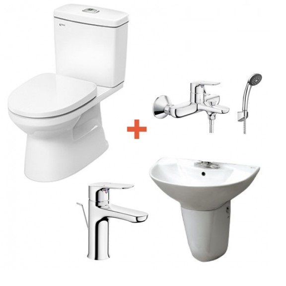 Combo Thiết bị vệ sinh 2 Cotto C1142-C0141-C4241