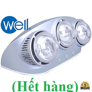 Đèn sưởi nhà tắm Well BS-3W