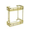 Kệ thẳng 2 tầng mạ màu vàng Miken MKK-3120G