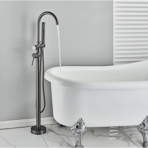 Sen cây đặt sàn cho bồn tắm màu ghi xám (Gray color) Miken MK-093GR