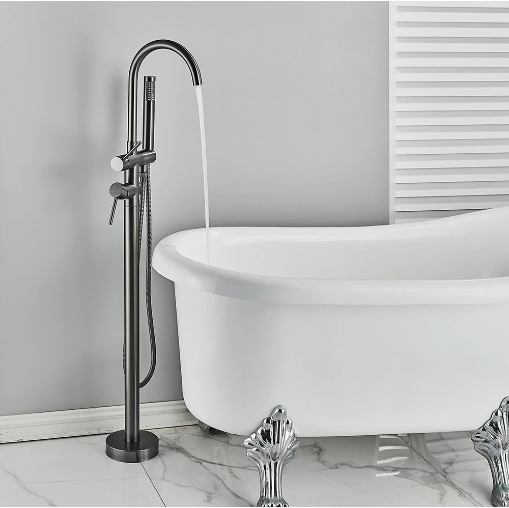 Sen cây đặt sàn cho bồn tắm màu ghi xám (Gray color) Miken MK-093GR